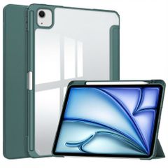 imoshion Coque tablette rigide Trifold Apple iPad Air 13 pouces (2025) M3 / (2024) M2 - Vert