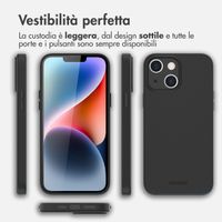 Accezz Leather Backcover avec MagSafe Apple iPhone 14 Plus - Noir