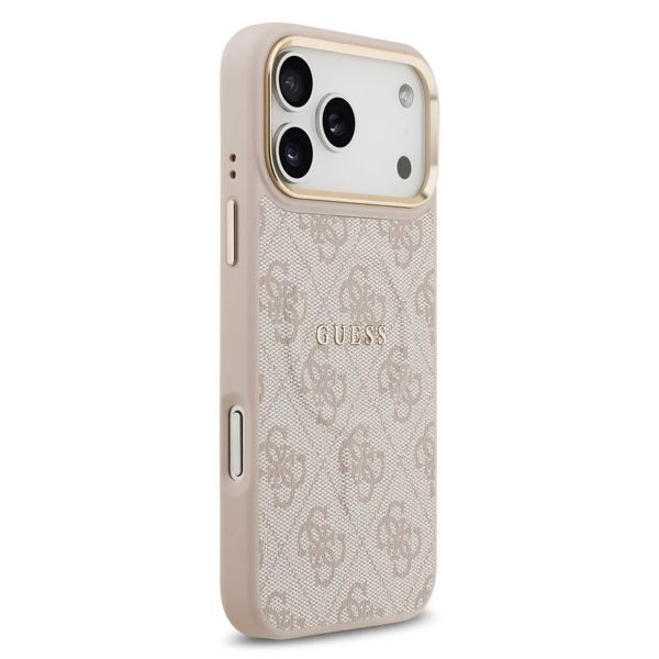 Guess Coque MagSafe Classic avec logo 4G Apple iPhone 17 Pro Max - Rose