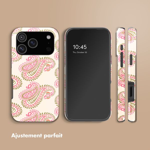 Selencia Coque arrière Vivid Apple iPhone 17 Pro - Paisley Blush