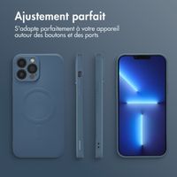imoshion Coque Couleur avec MagSafe Apple iPhone 13 Pro Max - Bleu foncé