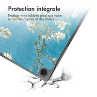 imoshion Coque tablette Design Trifold Samsung Galaxy Tab A11 Plus / A9 Plus - Green Plant