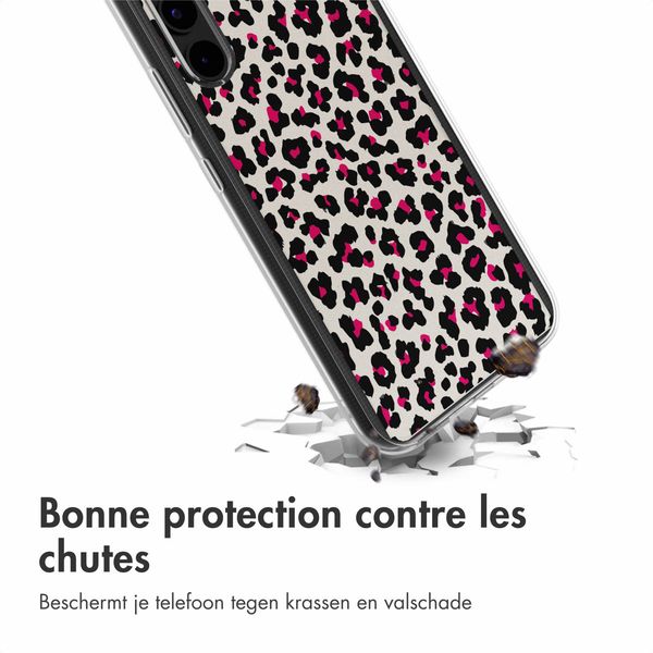 imoshion Coque Design Samsung Galaxy A34 (5G) - Leopard Pink