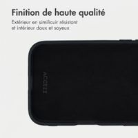 Accezz Coque arrière Edge avec MagSafe Apple iPhone 16 - Noir