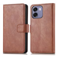 imoshion Étui de télephone portefeuille de luxe Oppo A6x (4G/5G) - Marron