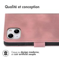 imoshion Etui de téléphone portefeuille avec cordon iPhone 14 - Rose