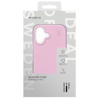 iDeal of Sweden Coque Silicone Apple iPhone 16 - Bubble Gum Pink