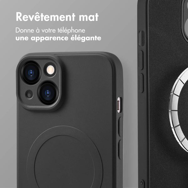 imoshion Coque Couleur avec MagSafe Apple iPhone 14 - Noir