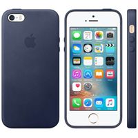 Apple Coque Leather Apple iPhone SE (2016) / 5 / 5s - Blue