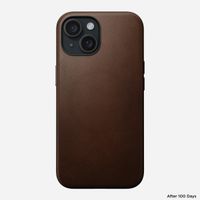 Nomad Coque Modern Leather iPhone 15 - Brun