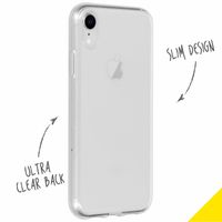 Accezz Coque Clear iPhone Xr - Transparent