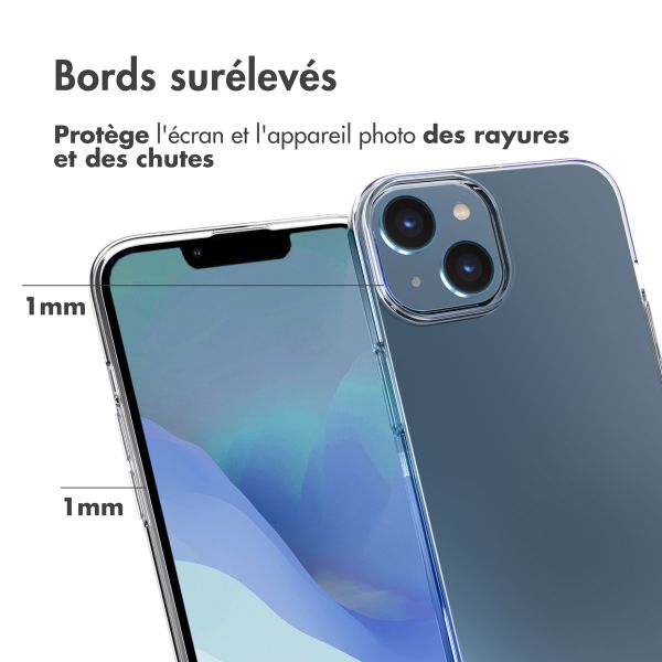 Accezz Coque Clear Apple iPhone 14 - Transparent
