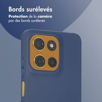 imoshion Coque Couleur Motorola Moto G15 / G15 Power - Bleu foncé