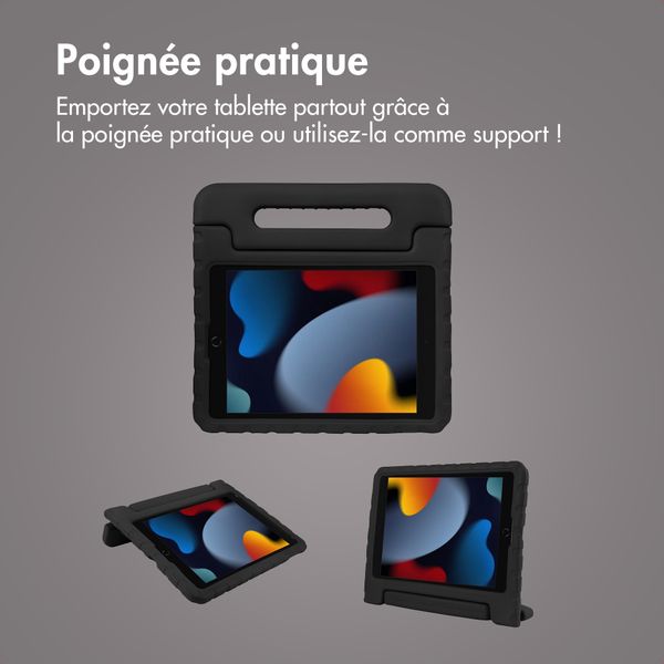 imoshion Coque kidsproof avec poignée Apple iPad 9 (2021) 10.2 pouces / iPad 8 (2020) 10.2 pouces / iPad 7 (2019) 10.2 pouces - Noir