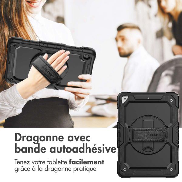 Accezz ﻿Coque arrière robuste avec bandoulière iPad Air 3 (2019) / Pro 10.5 (2017) - Noir