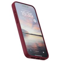 Njorð Collections Coque daim Comfort+ MagSafe iPhone 15 Pro Max - Red