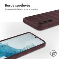 imoshion Coque arrière EasyGrip Samsung Galaxy S23 Plus - Aubergine