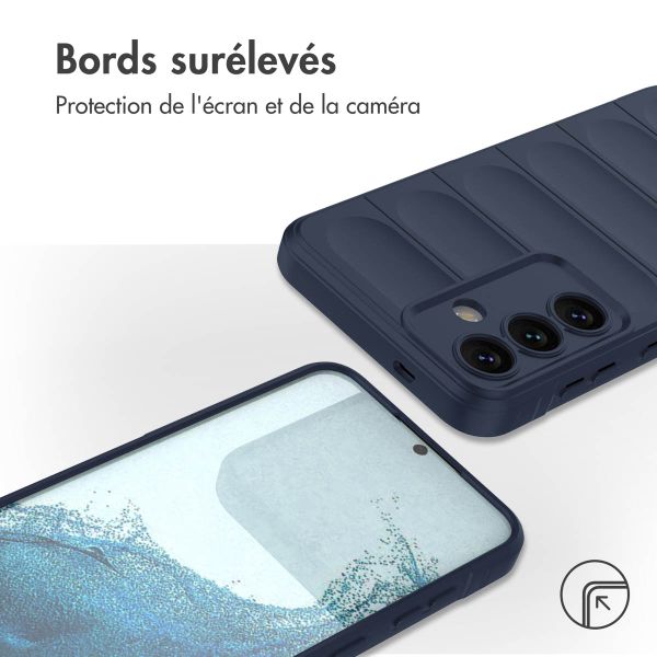 imoshion Coque arrière EasyGrip Samsung Galaxy S24 - Bleu foncé