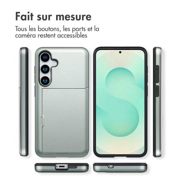 imoshion Coque arrière avec porte-cartes Samsung Galaxy S25 Plus - Vert