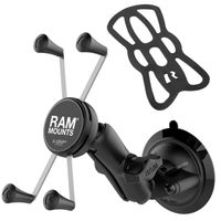 RAM Mounts ﻿X-Grip® Twist-lock Support de téléphone de voiture - Universel - Grand - Noir