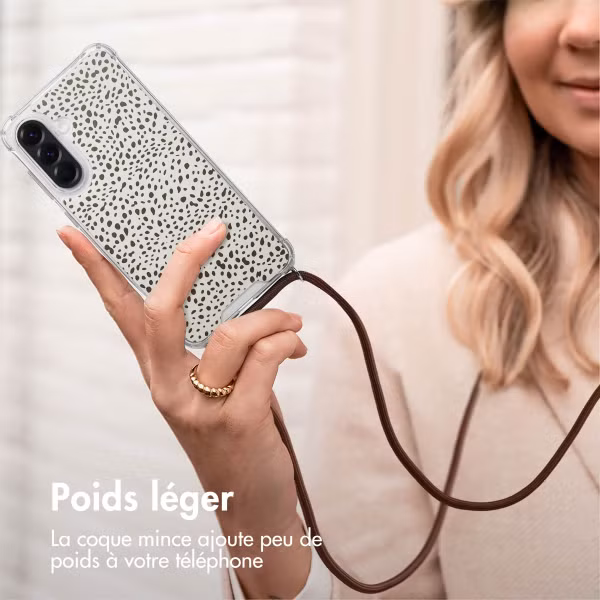 imoshion Coque Design avec cordon Samsung Galaxy A56 - Desert Dots