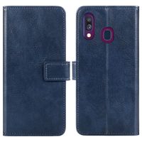 imoshion Étui de télephone portefeuille de luxe Samsung Galaxy A40 - Bleu foncé