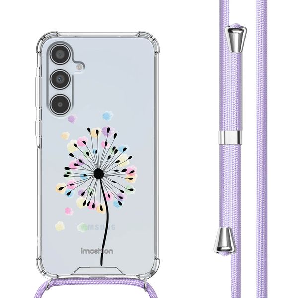 imoshion Coque Design avec cordon Samsung Galaxy A35 - Sandstone Dandelion