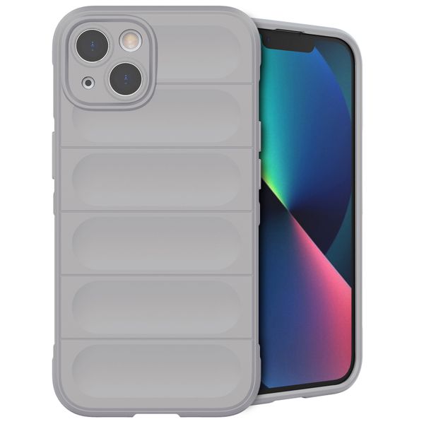 imoshion Coque arrière EasyGrip iPhone 13 - Gris