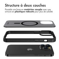 Accezz Coque Givrée Robuste avec MagSafe iPhone 14 Pro Max - Noir