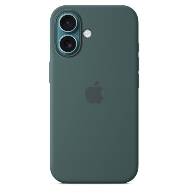 Apple Coque en silicone MagSafe Apple iPhone 16 - Lake Green