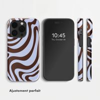 Selencia Coque arrière Vivid Apple iPhone 14 Pro - Dream Swirl Chocolate