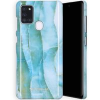 Selencia Coque Maya Fashion Samsung Galaxy A21s - Agate Blue