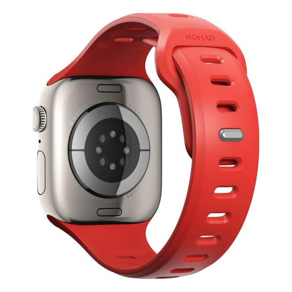 Nomad Bracelet Tempo en silicone Apple Watch Series 1 - 11 / SE / Ultra (44/45/46/49 mm) - Coral