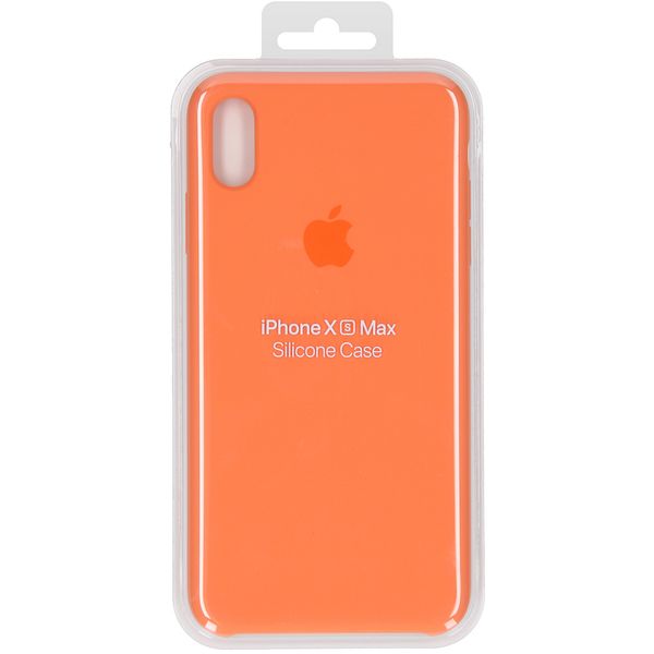 Apple Coque en silicone Apple iPhone Xs Max - Papaya
