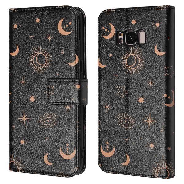 imoshion ﻿Étui de téléphone portefeuille Design Samsung Galaxy S8 - Sky Black