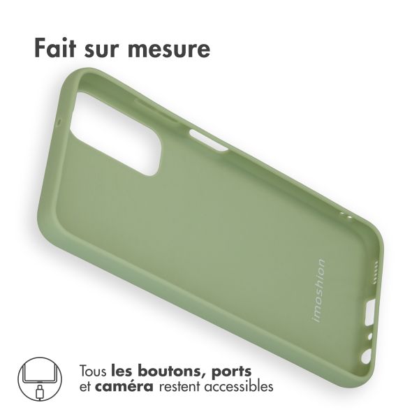 imoshion Coque Couleur Samsung Galaxy A05s - Olive Green