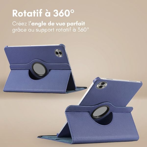imoshion Coque tablette rotatif à 360° Honor Pad 10 - Bleu foncé
