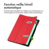 imoshion Coque tablette Trifold Samsung Galaxy Tab A11 Plus - Rouge