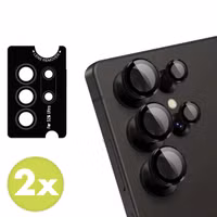 imoshion Lot de 2 protections d'objectif de caméra Samsung Galaxy S25 Ultra - Noir