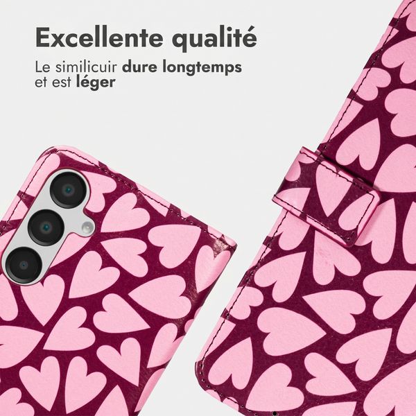 imoshion Étui de télephone portefeuille Design Samsung Galaxy A35 - Hearty Blush