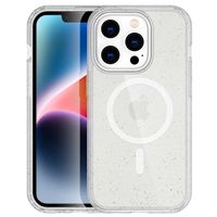 imoshion Coque Pailletée avec MagSafe Apple iPhone 14 Pro - Paillettes Transparent