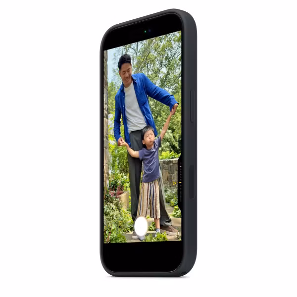 Apple Coque en silicone avec MagSafe Apple iPhone 17 - Noir