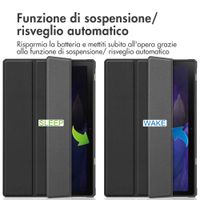 imoshion Coque tablette Trifold Samsung Galaxy Tab A8 - Noir