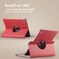 imoshion Coque tablette rotatif à 360° Apple iPad 9 (2021) 10.2 pouces / iPad 8 (2020) 10.2 pouces / iPad 7 (2019) 10.2 pouces - Rouge foncé