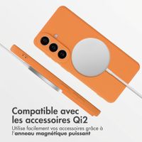imoshion Coque Couleur avec MagSafe Samsung Galaxy S26 Plus - Orange