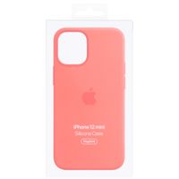 Apple Coque en silicone MagSafe Apple iPhone 12 Mini - Pink Citrus