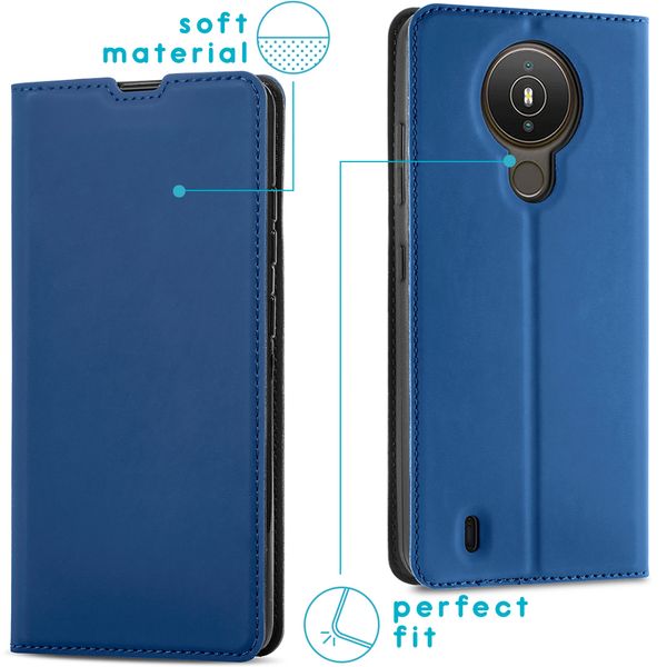 imoshion Étui de téléphone Slim Folio Nokia 1.4 - Bleu foncé