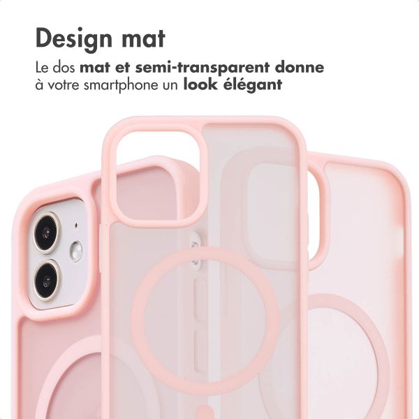 imoshion Coque Color Guard avec MagSafe iPhone 12 (Pro) - Rose clair