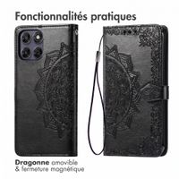 imoshion Etui de télephone Mandala Motorola Moto G77 - Noir