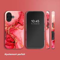 Selencia Coque arrière Vivid avec MagSafe Apple iPhone 17 - Rosy Marble